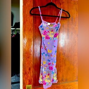 Cosabella floral sheer dress